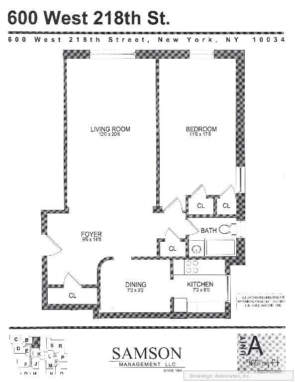 Floorplan - 600 West 218th Street