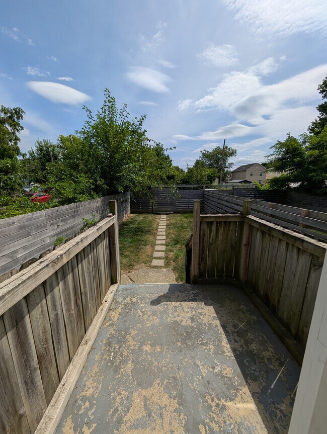 Rear Porch/Backyard - 816 Wager St