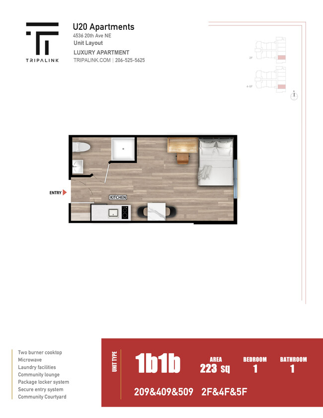 Floorplan - U20 Apartments