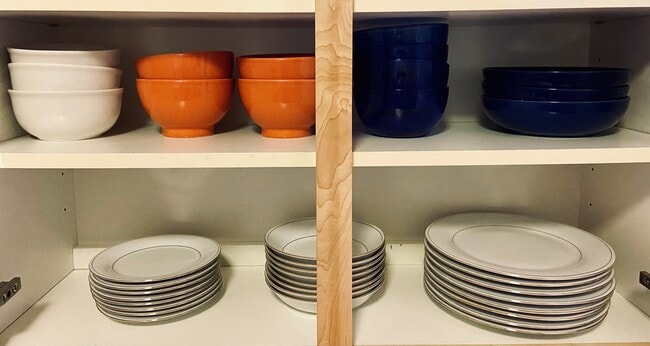 The cupboards are full and will meet most all your cooking needs. - 2408 Main St