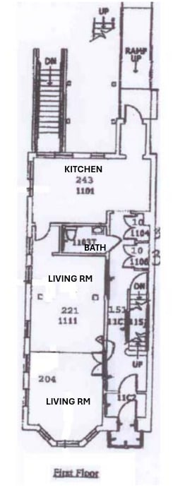Floorplan - 1327 Geddes Ave