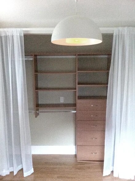 Big closet with built in drawers, shelves, racks. - 5124 NE 35th Pl