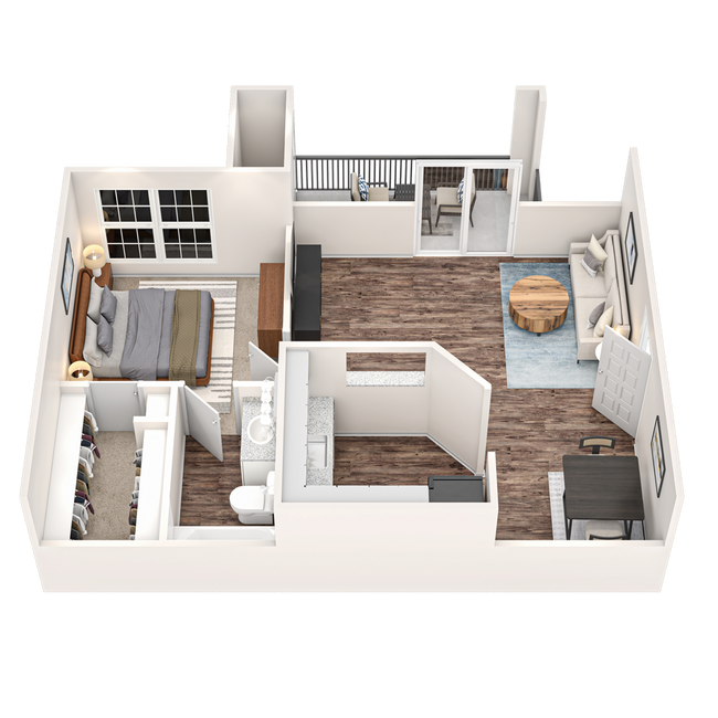 Floorplan - The Elise Apartments