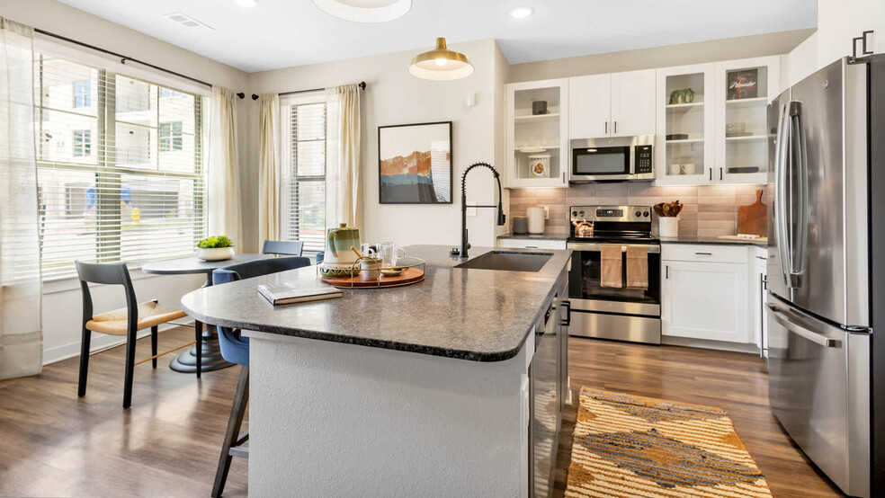 Kitchen with Stainless Steel Appliances - Trailwinds Grapevine