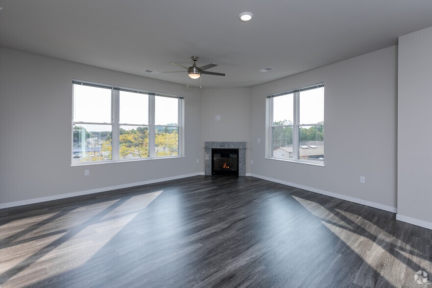 2BR, 2BA - w/Fireplace - The Grove Apartments