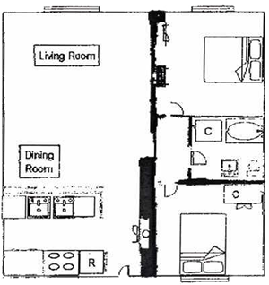 Floor Plan two bedroom large.png - Aviation Place Apartments