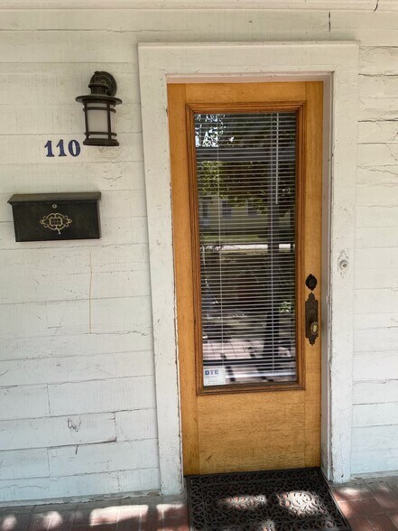Front Entry Exterior - 110 Woodward St
