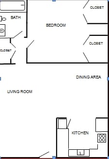 1BR/1BA - Cedar Creek