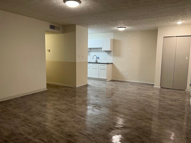 Living room looking at kitchen - 347 Pine Tree Cir