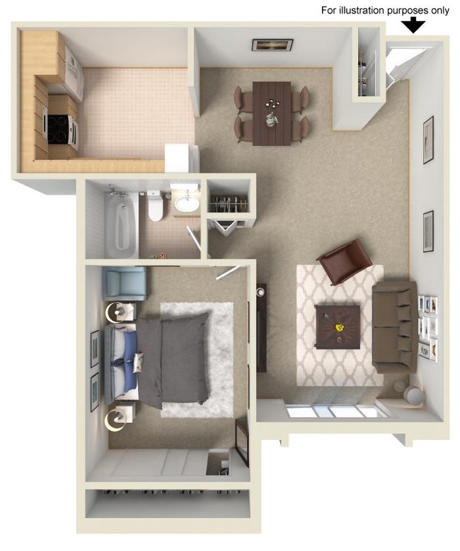 Floorplan - Serafino Square Luxury Apartments