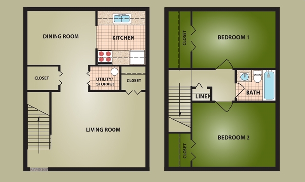 2BR/1BA - Hebron Heights