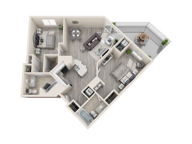 Floorplan - The Cosmopolitan Apartments