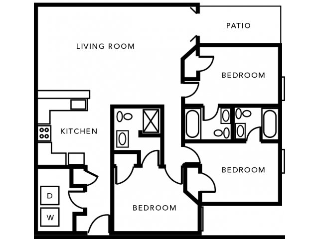 3BR/3BA - The Quarters at W Lafayette - Student Living
