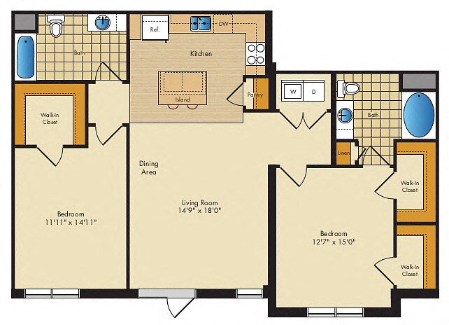 Floorplan - The Village at Taylor Pond