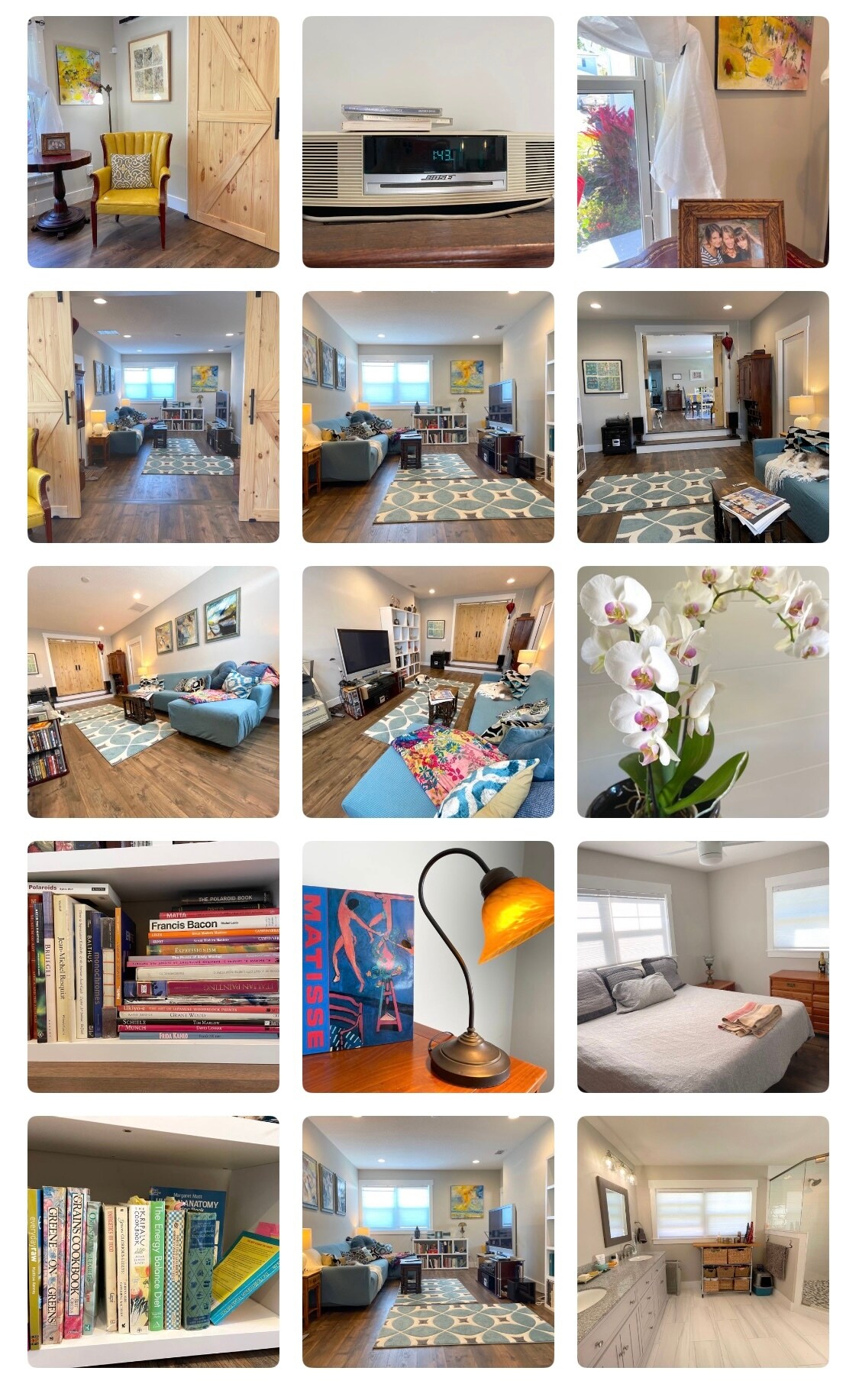 Living room and primary bedroom - 60 Julia St