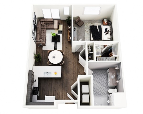 Floorplan - Adams Edge Apartments
