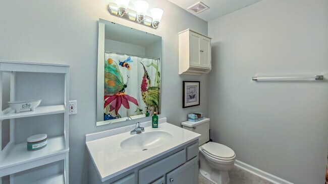 Full bathroom attached to bedroom #2 - 107 Abbots Glen Ct