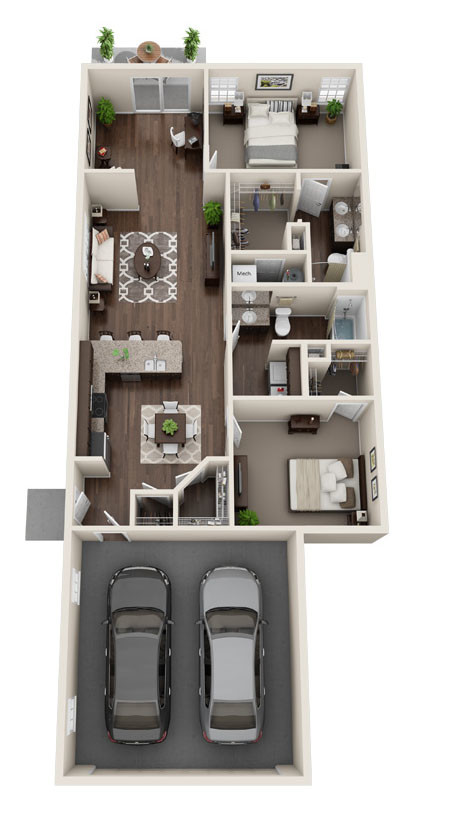 Floorplan - Redwood Wolverine Lake