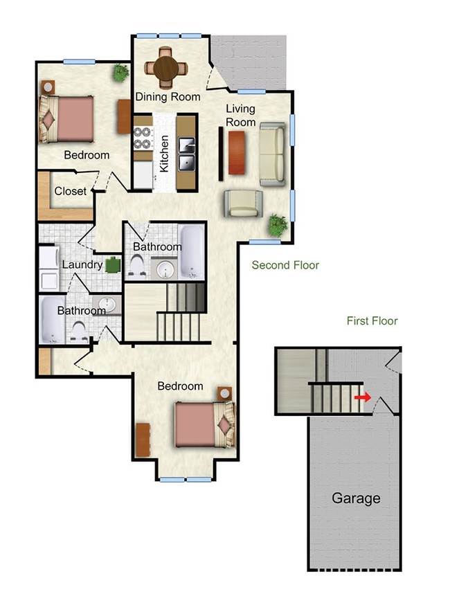 Floorplan - Park West Gardens