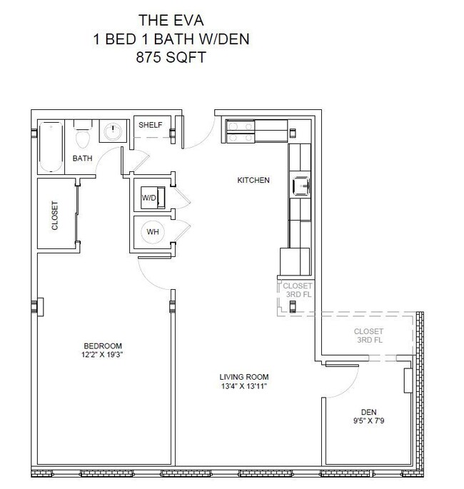 Floorplan - O'Donnell Apartments