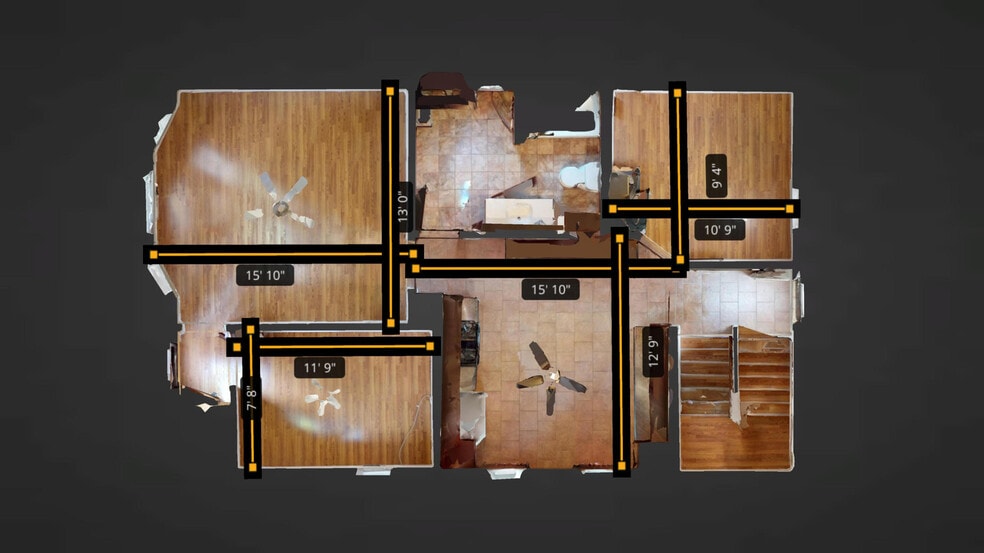 2nd Level Floorplan - 1724 S 63rd St