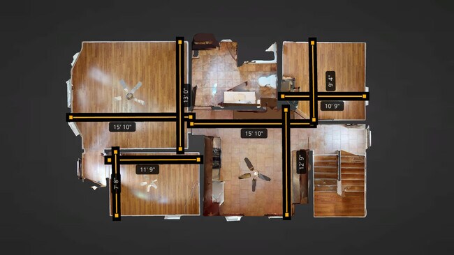 2nd Level Floorplan - 1724 S 63rd St