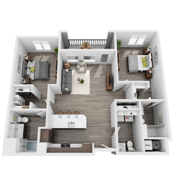 Floorplan - Fairway Flats