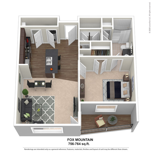 Floorplan - The Summit Apartment Homes