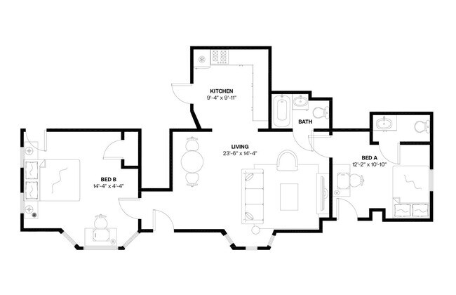 Building Photo - Room in Shared 2 bed/1.5 bath home