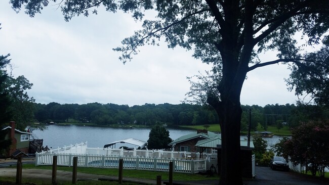 View of Lake Greenwood from the camper - 106 Mountain Shore Dr