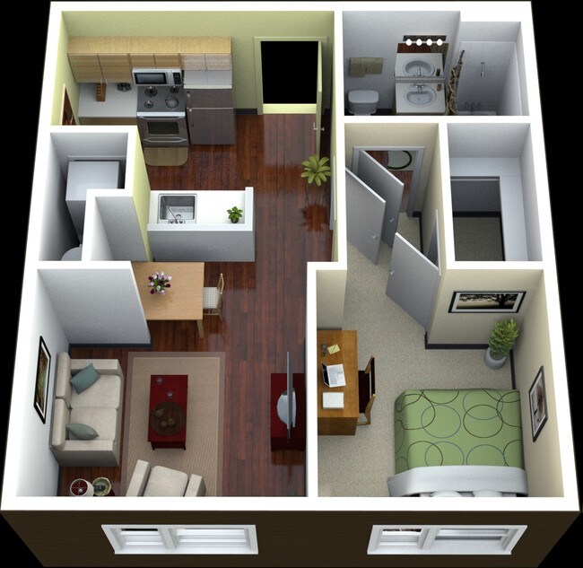 1BR/1BA - Continuum Apartments