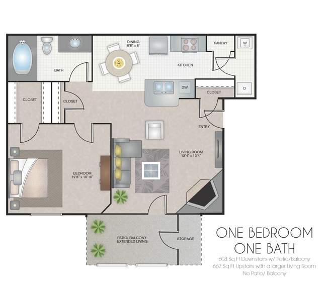 Floorplan - Eagle’s Point Apartment Homes