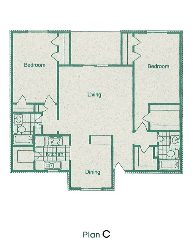 Floorplan - Amherst Apartments