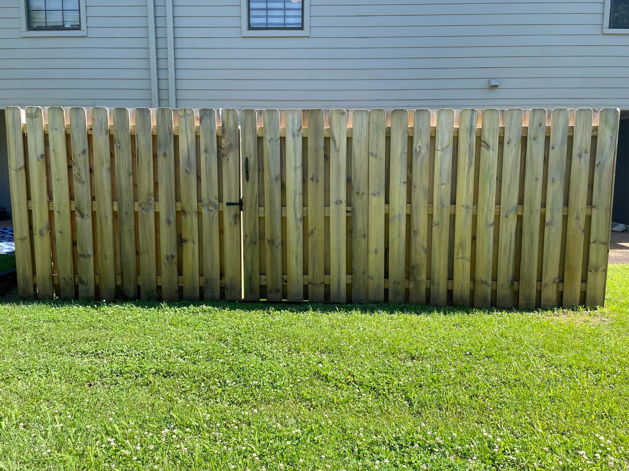 Back of Privacy Fence - 105 Ellington Pl
