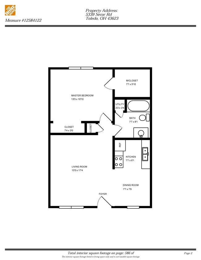 Floorplan - Diplomat Place Apartments