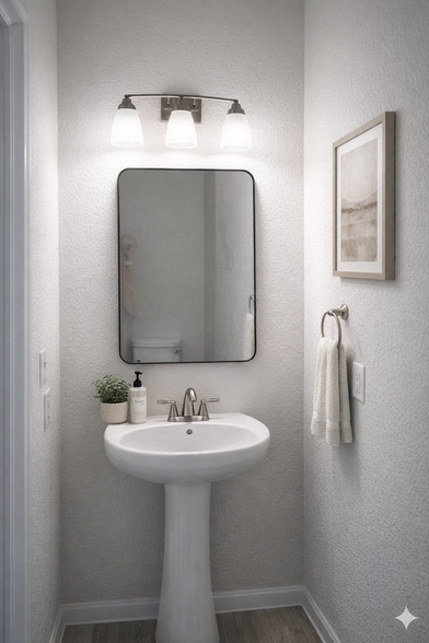 Downstairs Half-Bathroom - 7952 Blue St