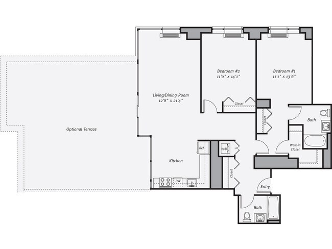 Floorplan - Avalon Riverview South Tower