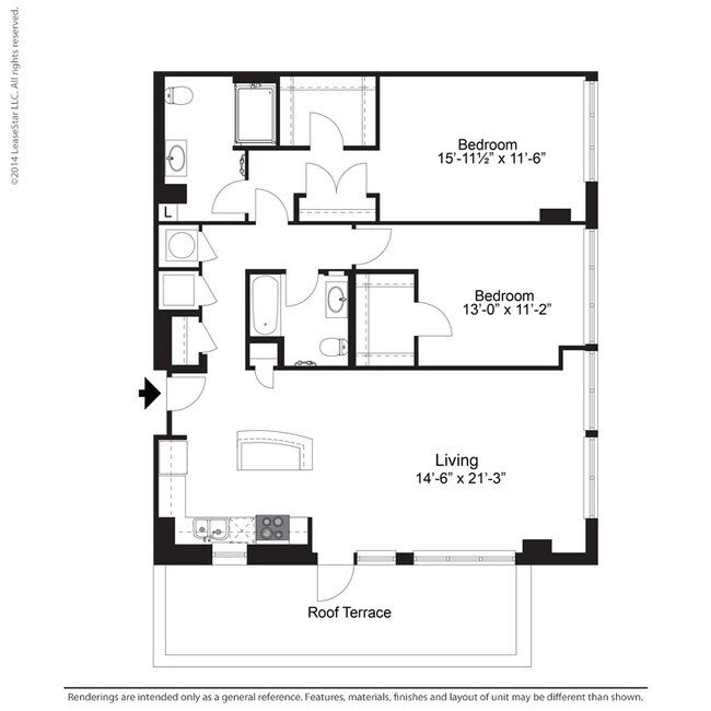 Floorplan - 2001 Clarendon Blvd