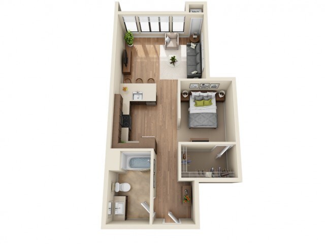 Studio 1 Bath - Park 19