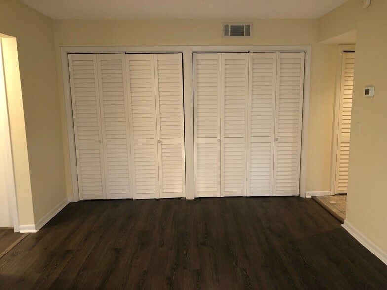 Condo has tons of storage! The closet on the left has shelves, the closet on right a closet rod. - 515 Basswood Ave