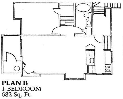 B - 1 Bedroom 1 Bath - Laurel Creek