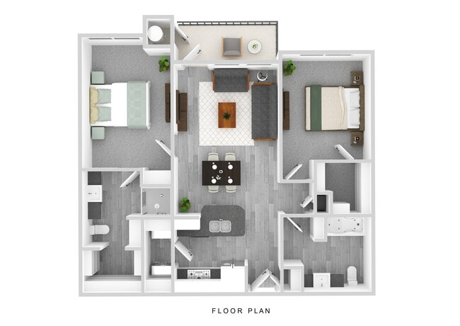 Floorplan - Villas on Sixth Apartment Homes