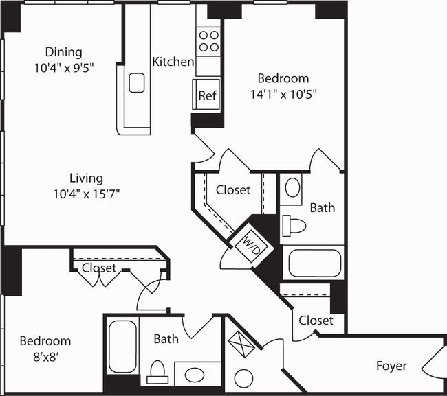 Floorplan - The Reserve at Clarendon Centre