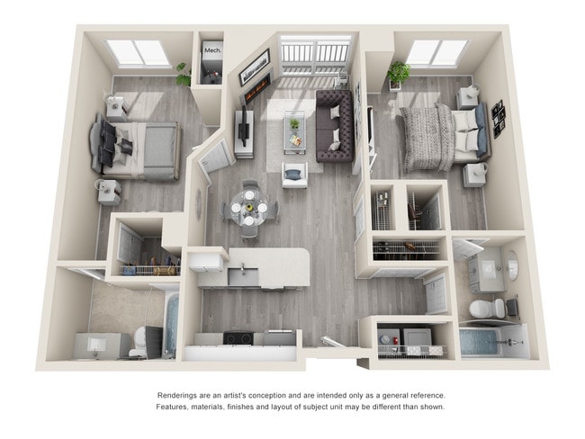 Floorplan - The Cosmopolitan Apartments