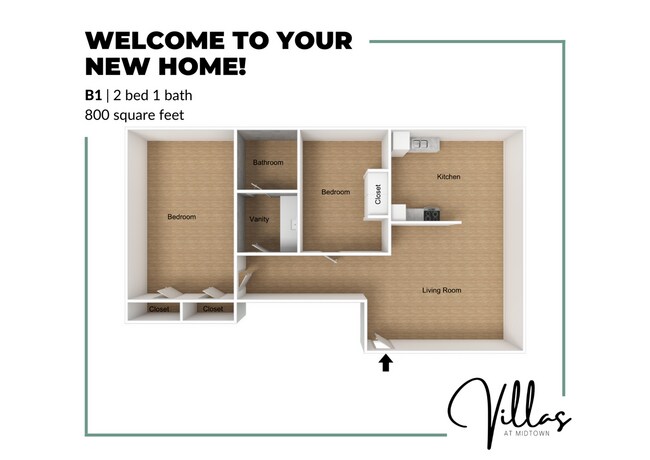 B1 Floor Plan - Villas at Midtown