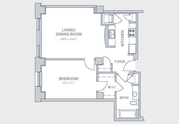 Floorplan - The Lofts At 1835 Arch