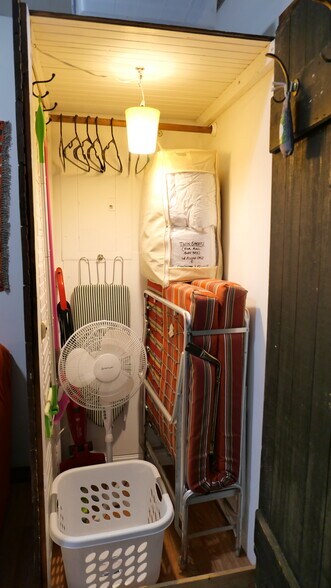 closet with stuff...will be emptied upon move in - 214 Page Hill Rd