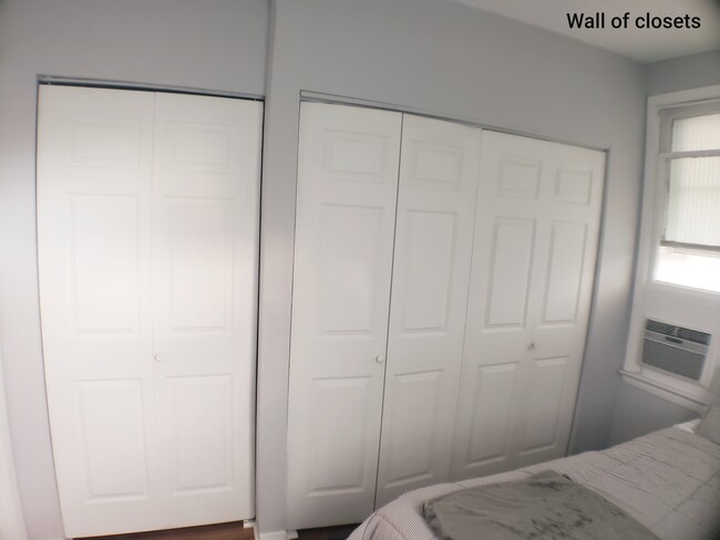 1st Bedroom (Wall of Closets) - 30 Umberto Ave