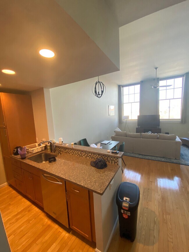 kitchen/ living room - 350 W 4th St