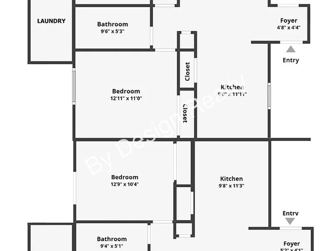 Building Photo - Updated 2 Bed 1 Bath Duplex with Fresh Paint, Ductless Heating/Cooling and Private Yard